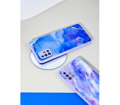 Чохол для Xiaomi Redmi Note 8 Pro Marble Clouds turquoise 3392002
