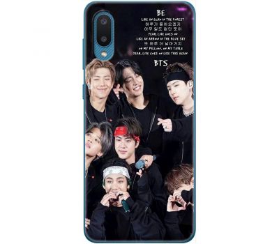 Чохол для Samsung Galaxy A02 (A022) MixCase BTS текст пісні