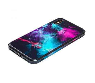 Чохол для iPhone X / Xs glass "космос" 3393962