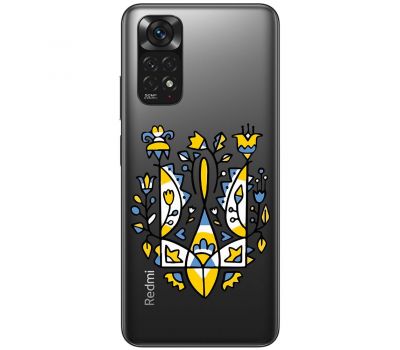 Чохол для Xiaomi Redmi Note 11 / 11s MixCase патріотичні герб із квітів