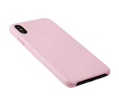 Чохол для iPhone Xs Max Leather classic "light pink" 3394000