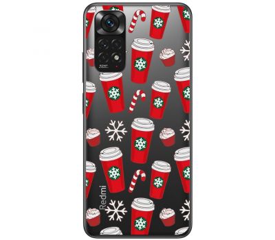 Чохол для Xiaomi Redmi Note 11 / 11s MixCase Новий рік зимова кава