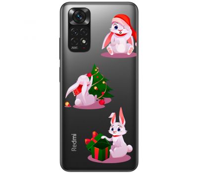 Чохол для Xiaomi Redmi Note 11 / 11s MixCase Новий рік символ року кролик