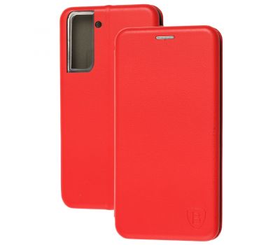 Чохол книжка Premium для Samsung Galaxy S21 (G991) червоний