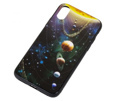 Чохол для iPhone Xr glass "Галактика" 3395803
