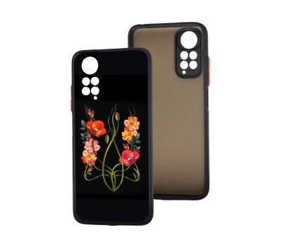 Чохол для Xiaomi Redmi Note 11 / 11S MixCase патротичні Тризуб з квітів