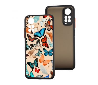 Чохол для Xiaomi Redmi Note 11 / 11S MixCase метелики фарбами
