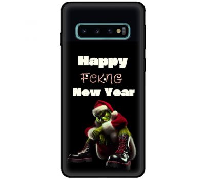 Чохол для Samsung Galaxy S10 (G973) MixCase Новий рік Grinch Fckng