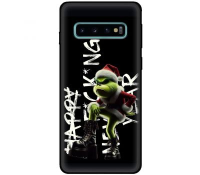 Чохол для Samsung Galaxy S10+ (G975) MixCase Новий рік сумний Грінч