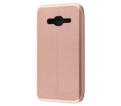 Чохол книжка Premium для Samsung Galaxy J3 2016 (J320) рожево-золотистий 3396149