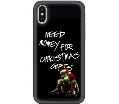 Чохол для iPhone X / Xs MixCase Новий рік need money