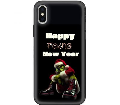 Чохол для iPhone Xs Max MixCase Новий рік Grinch Fckng