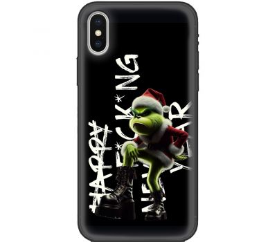 Чохол для iPhone Xs Max MixCase Новий рік сумний Грінч