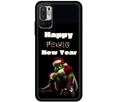 Чохол для Xiaomi Redmi Note 10 5G / Poco M3 Pro MixCase Новий рік Grinch Fckng