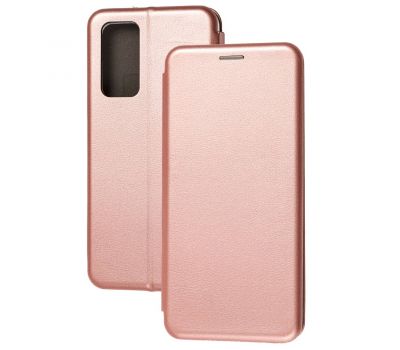 Чохол книжка Premium для Xiaomi Mi 10T / Mi 10T Pro рожево-золотистий