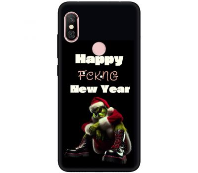 Чохол для Xiaomi Redmi Note 6 Pro MixCase Новий рік Grinch Fckng