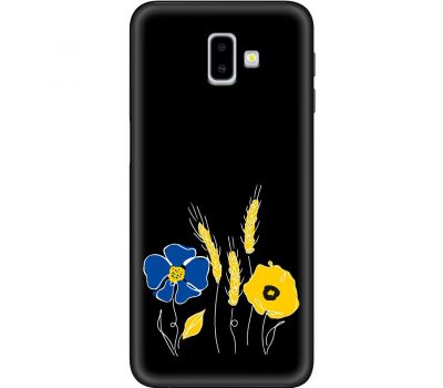 Чохол для Samsung Galaxy J6+ 2018 (J610) MixCase патріотичні квіти україни