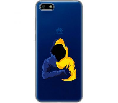 Чохол для Huawei Y5 2018 MixCase патріотичні синьо-жовті кольори