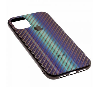 Чохол для iPhone 11 Carbon Gradient Hologram чорний 3398401