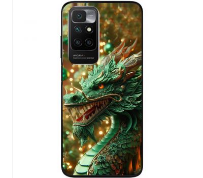 Чохол для Xiaomi Redmi Note 11 / 11s MixCase Новий рік green Dragon