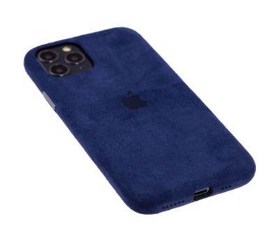 Чохол для iPhone 11 Pro Alcantara 360 темно-синій 3399890