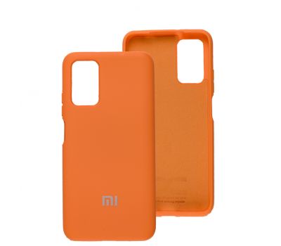 Чохол для Xiaomi Redmi 9T / Poco M3 Silicone Full помаранчевий