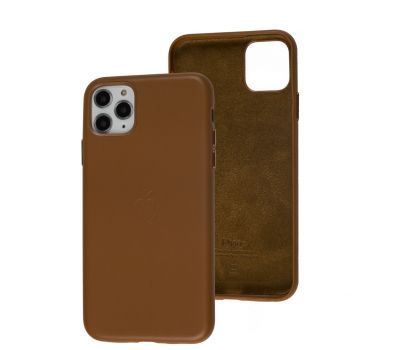 Чохол для iPhone 11 Pro Max Leather classic Full brown