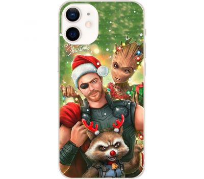 Чохол для iPhone 12 MixCase Новий рік новорічний Марвел