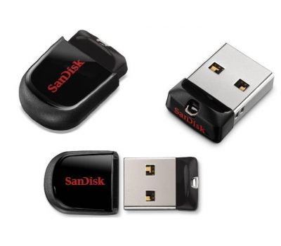 Флешка USB SanDisk Cruzer Fit 16Gb чорний
