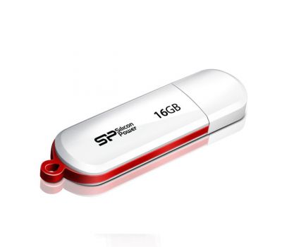 Флешка USB 2,0 Silicon Power LuxMini 320 16GB White SP016GBUF2320V1W 340524