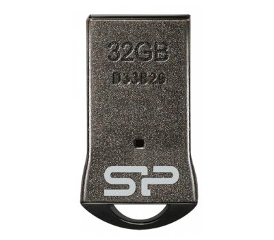 Флешка USB 2.0 Silicon Power Touch T01 32GB Black metal 340528