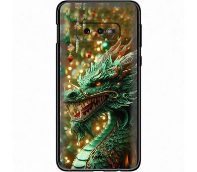 Чохол для Samsung Galaxy S10e (G970)  MixCase Новий рік green Dragon