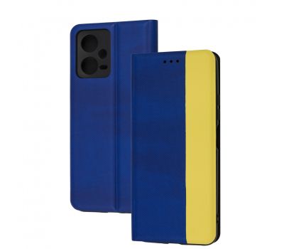 Чохол книжка UA для Xiaomi Poco X5 / Note 12 5G жовто-блакитний