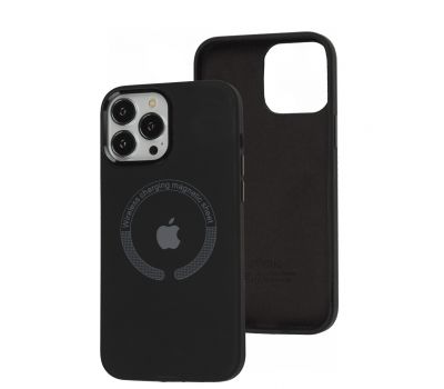 Чохол для iPhone 13 Pro Max Metal Camera MagSafe Silicone black