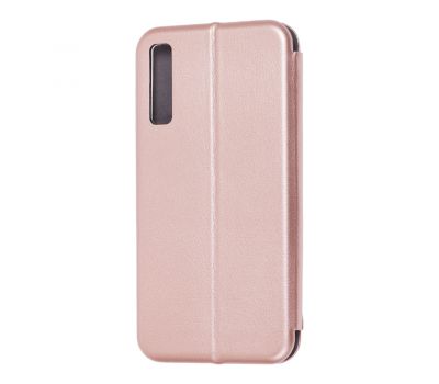 Чохол книжка Premium для Samsung Galaxy A7 2018 (A750) рожево-золотистий 3402667