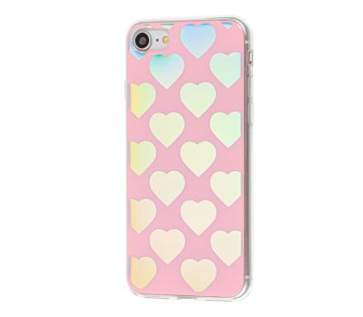 Чохол для iPhone 7/8 Pearl Heart рожевий
