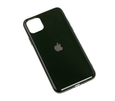 Чохол для iPhone 11 Pro Max Silicone case (TPU) темно-зелений 3403519