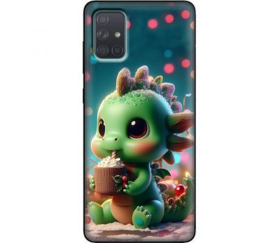 Чохол для Samsung Galaxy A71 (A715) MixCase Новий рік дракончик