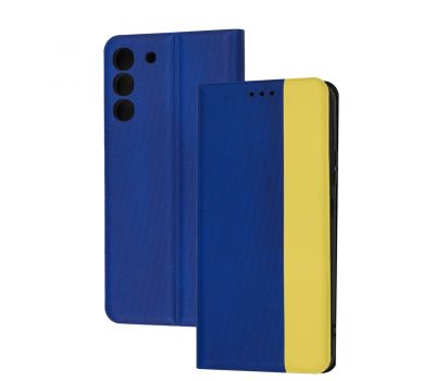Чохол книжка UA для Samsung Galaxy S22+ (S906) жовто-блакитний