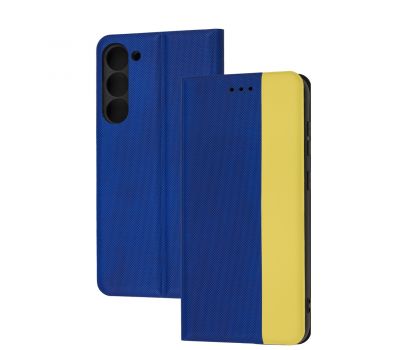 Чохол книжка UA для Samsung Galaxy S23+ (S916) жовто-блакитний
