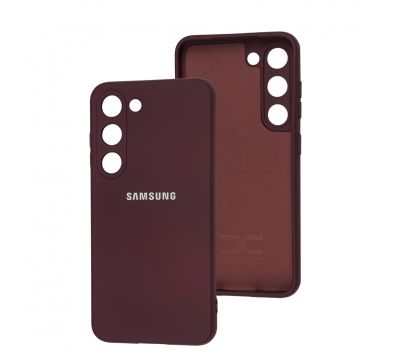 Чохол для Samsung Galaxy S23 (S911) Full camera бордовий / marsala