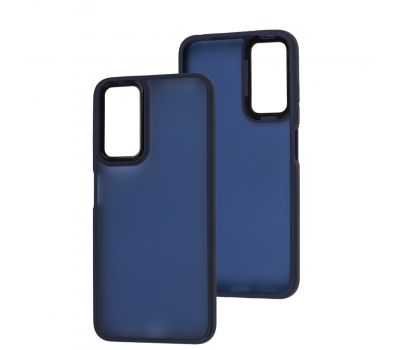 Чохол для Xiaomi Redmi Note 11 / 11s Lyon Frosted navy blue