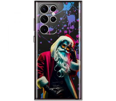 Чохол для Samsung Galaxy S22 Ultra (S908) MixCase Новий рік гламурний Святий Миколай