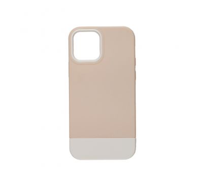 Чохол для iPhone 12 / 12 Pro Bichromatic grey-beige / white 3405056
