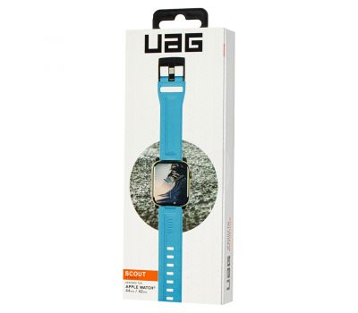 Ремінець для Apple Watch UAG Silicone scout 42mm / 44mm блакитний 3405513