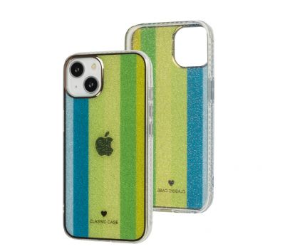Чохол для iPhone 13 Rainbow green