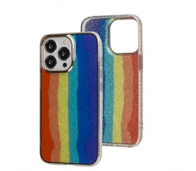 Чохол для iPhone 13 Pro Rainbow red