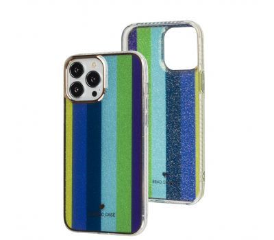 Чохол для iPhone 13 Pro Max Rainbow blue