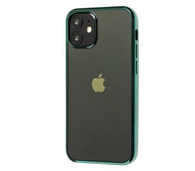 Чохол для iPhone 12 mini Glossy edging темно-зелений