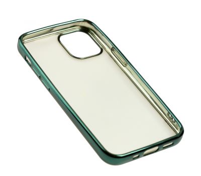 Чохол для iPhone 12 mini Glossy edging темно-зелений 3407587